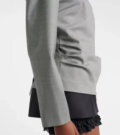 Magda Butrym Draped wool blouse | Thumbnail 5 Magda Butrym Draped wool blouse | Thumbnail 5