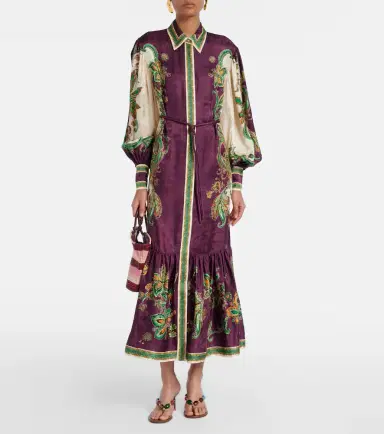 ALÉMAIS Alémais Ruthie floral shirt dress | Thumbnail 2 ALÉMAIS Alémais Ruthie floral shirt dress | Thumbnail 2