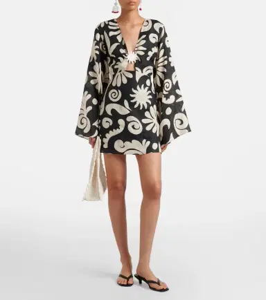 Cala de la Cruz Vera printed linen minidress | Thumbnail 4 Cala de la Cruz Vera printed linen minidress | Thumbnail 4