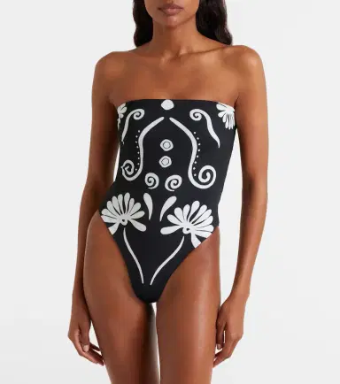 Cala de la Cruz Lore printed strapless swimsuit | Thumbnail 2 Cala de la Cruz Lore printed strapless swimsuit | Thumbnail 2