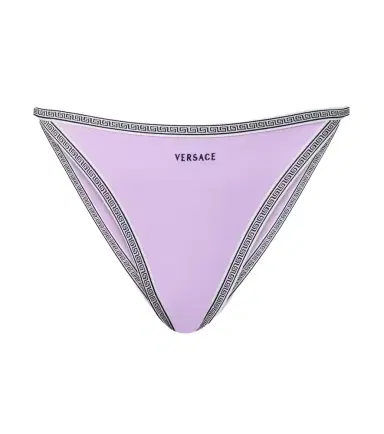 Versace Logo embroidered bikini bottoms | Thumbnail 1 Versace Logo embroidered bikini bottoms | Thumbnail 1