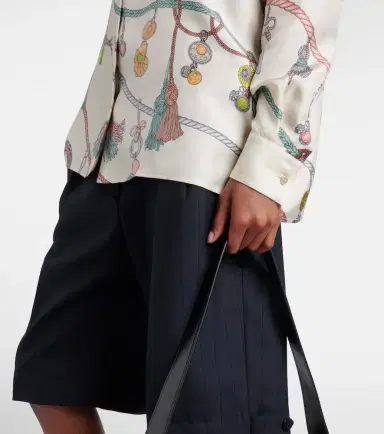 Versace Printed silk twill shirt | Thumbnail 5 Versace Printed silk twill shirt | Thumbnail 5