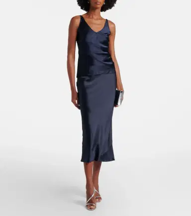 Dorothee Schumacher Sense Of Shine silk-blend satin slip skirt | Thumbnail 6 Dorothee Schumacher Sense Of Shine silk-blend satin slip skirt | Thumbnail 6