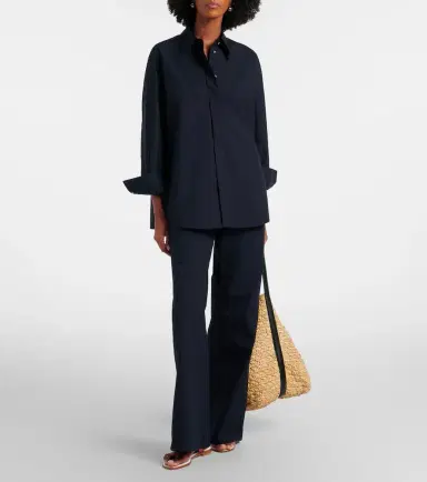 Dorothee Schumacher Poplin Power II cotton poplin wide-leg pants | Thumbnail 4 Dorothee Schumacher Poplin Power II cotton poplin wide-leg pants | Thumbnail 4