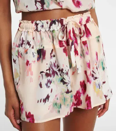 Ulla Johnson Aurielle floral silk shorts | Thumbnail 2 Ulla Johnson Aurielle floral silk shorts | Thumbnail 2