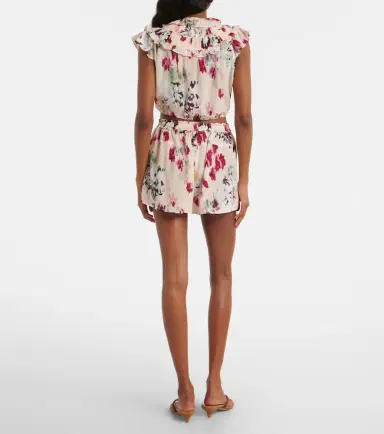 Ulla Johnson Aurielle floral silk shorts | Thumbnail 5 Ulla Johnson Aurielle floral silk shorts | Thumbnail 5