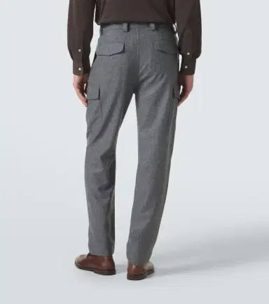 Brunello Cucinelli Wool tapered pants | Thumbnail 5 Brunello Cucinelli Wool tapered pants | Thumbnail 5