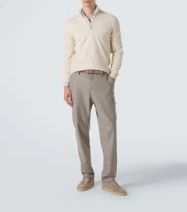 Brunello Cucinelli Cashmere half-zip sweater | Thumbnail 3 Brunello Cucinelli Cashmere half-zip sweater | Thumbnail 3