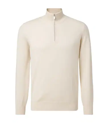 Brunello Cucinelli Cashmere half-zip sweater | Thumbnail 1 Brunello Cucinelli Cashmere half-zip sweater | Thumbnail 1