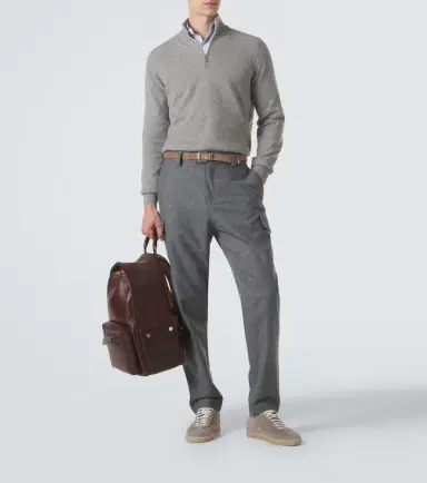 Brunello Cucinelli Cashmere half-zip sweater | Thumbnail 2 Brunello Cucinelli Cashmere half-zip sweater | Thumbnail 2