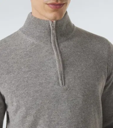 Brunello Cucinelli Cashmere half-zip sweater | Thumbnail 4 Brunello Cucinelli Cashmere half-zip sweater | Thumbnail 4