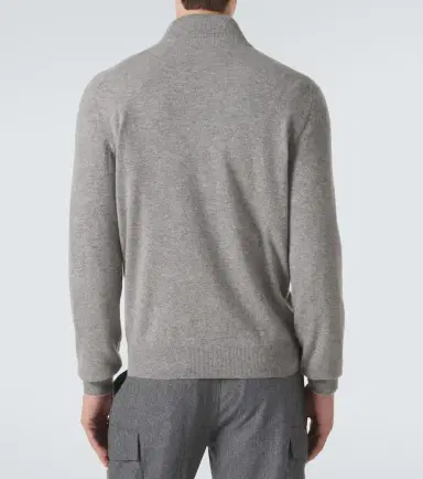 Brunello Cucinelli Cashmere half-zip sweater | Thumbnail 5 Brunello Cucinelli Cashmere half-zip sweater | Thumbnail 5