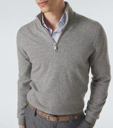 Brunello Cucinelli Cashmere half-zip sweater | Thumbnail 6 Brunello Cucinelli Cashmere half-zip sweater | Thumbnail 6