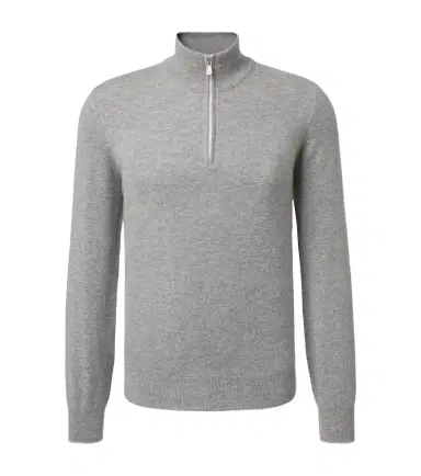 Brunello Cucinelli Cashmere half-zip sweater | Thumbnail 1 Brunello Cucinelli Cashmere half-zip sweater | Thumbnail 1