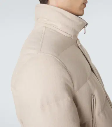 Brunello Cucinelli Wool flannel down parka | Thumbnail 3 Brunello Cucinelli Wool flannel down parka | Thumbnail 3