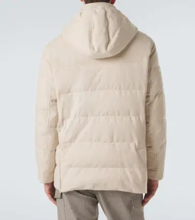 Brunello Cucinelli Wool flannel down parka | Thumbnail 5 Brunello Cucinelli Wool flannel down parka | Thumbnail 5