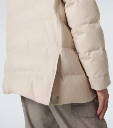 Brunello Cucinelli Wool flannel down parka | Thumbnail 6 Brunello Cucinelli Wool flannel down parka | Thumbnail 6