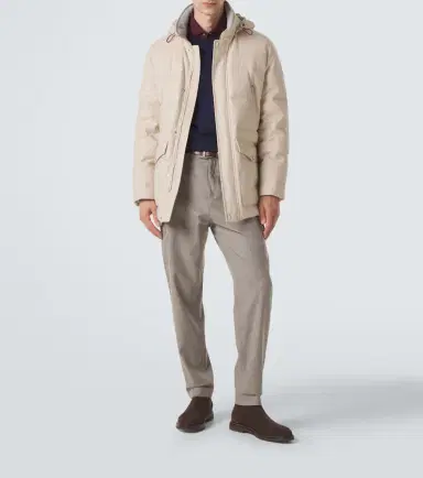 Brunello Cucinelli Wool flannel down parka | Thumbnail 7 Brunello Cucinelli Wool flannel down parka | Thumbnail 7