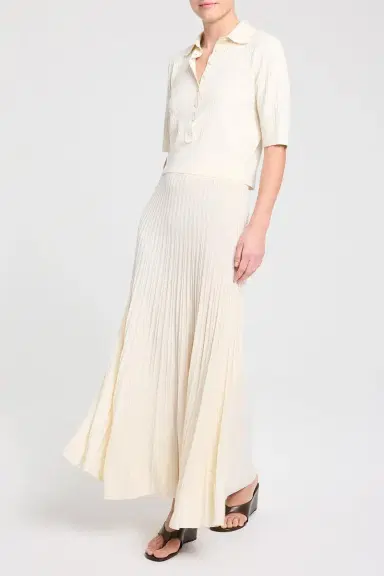 TWP Pleated Midi Skirt | Thumbnail 3 TWP Pleated Midi Skirt | Thumbnail 3