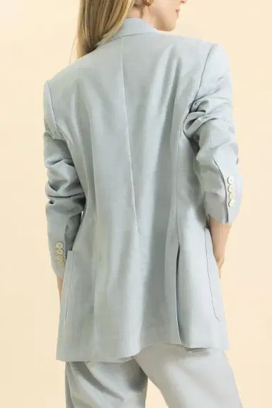 ELEVENTY Single Breasted Blazer with Bib | Thumbnail 4 ELEVENTY Single Breasted Blazer with Bib | Thumbnail 4