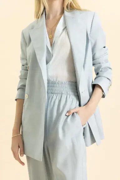 ELEVENTY Single Breasted Blazer with Bib | Thumbnail 6 ELEVENTY Single Breasted Blazer with Bib | Thumbnail 6