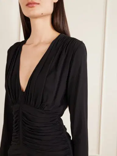 Sportmax Jersey Ruched Blouse | Thumbnail 5 Sportmax Jersey Ruched Blouse | Thumbnail 5