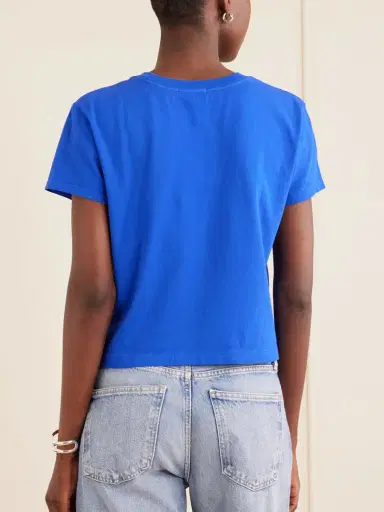 AGOLDE Adine Cropped Organic Cotton-jersey T-shirt | Thumbnail 3 AGOLDE Adine Cropped Organic Cotton-jersey T-shirt | Thumbnail 3
