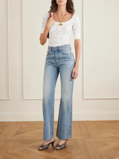 Chloé Mid-rise Straight-leg Jeans | Thumbnail 2 Chloé Mid-rise Straight-leg Jeans | Thumbnail 2