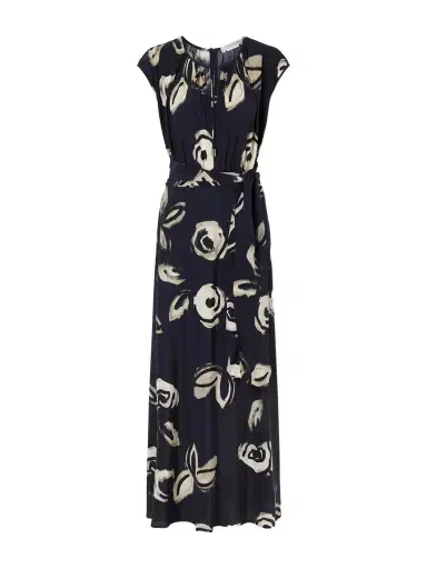 Max Mara Tie-detailed Silk-chiffon Maxi Dress | Thumbnail 1 Max Mara Tie-detailed Silk-chiffon Maxi Dress | Thumbnail 1
