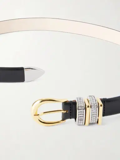 Déhanche Hollyhock Stone Embellished Leather Belt | Thumbnail 3 Déhanche Hollyhock Stone Embellished Leather Belt | Thumbnail 3