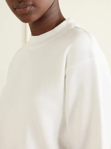 TWP Mock-neck Cotton-jersey T-shirt | Thumbnail 4 TWP Mock-neck Cotton-jersey T-shirt | Thumbnail 4