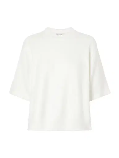 TWP Mock-neck Cotton-jersey T-shirt | Thumbnail 1 TWP Mock-neck Cotton-jersey T-shirt | Thumbnail 1