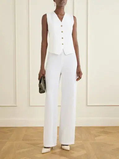 Max Mara Woven Wide-leg Pants | Thumbnail 2 Max Mara Woven Wide-leg Pants | Thumbnail 2