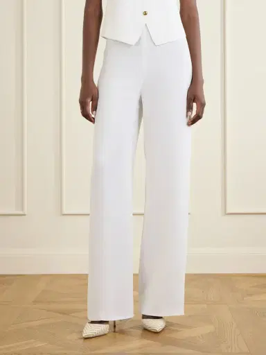 Max Mara Woven Wide-leg Pants | Thumbnail 3 Max Mara Woven Wide-leg Pants | Thumbnail 3