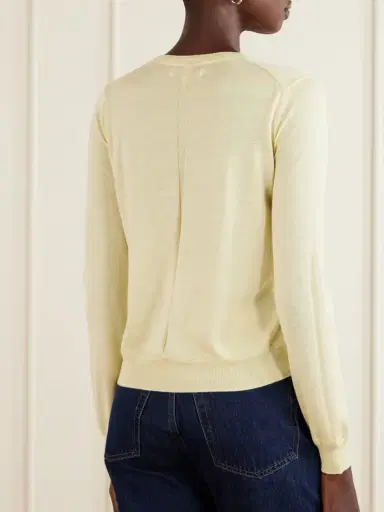 La Ligne Ben Silk, Wool And Cashmere-blend Sweater | Thumbnail 4 La Ligne Ben Silk, Wool And Cashmere-blend Sweater | Thumbnail 4