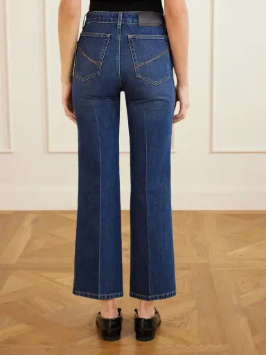 Stella McCartney Mid-rise Cropped Flared Jeans | Thumbnail 3 Stella McCartney Mid-rise Cropped Flared Jeans | Thumbnail 3