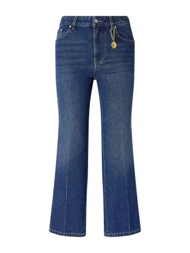 Stella McCartney Mid-rise Cropped Flared Jeans | Thumbnail 1 Stella McCartney Mid-rise Cropped Flared Jeans | Thumbnail 1
