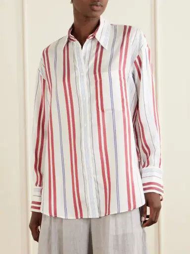TWP Big Joe Striped Silk Shirt | Thumbnail 3 TWP Big Joe Striped Silk Shirt | Thumbnail 3