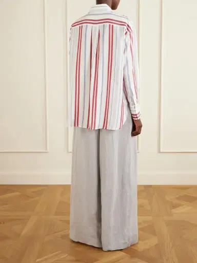 TWP Big Joe Striped Silk Shirt | Thumbnail 4 TWP Big Joe Striped Silk Shirt | Thumbnail 4