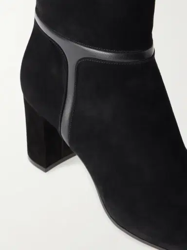 Gianvito Rossi 70 Leather-trimmed Suede Leather Boots | Thumbnail 5 Gianvito Rossi 70 Leather-trimmed Suede Leather Boots | Thumbnail 5