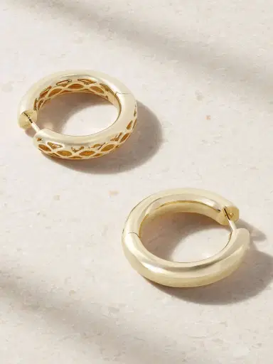 Anita Ko Cosmo 18-karat Gold Hoop Earrings | Thumbnail 3 Anita Ko Cosmo 18-karat Gold Hoop Earrings | Thumbnail 3