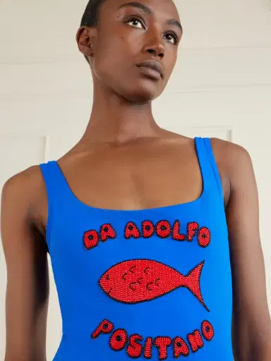 Staud + Da Adolfo Lea Beaded Swimsuit | Thumbnail 4 Staud + Da Adolfo Lea Beaded Swimsuit | Thumbnail 4