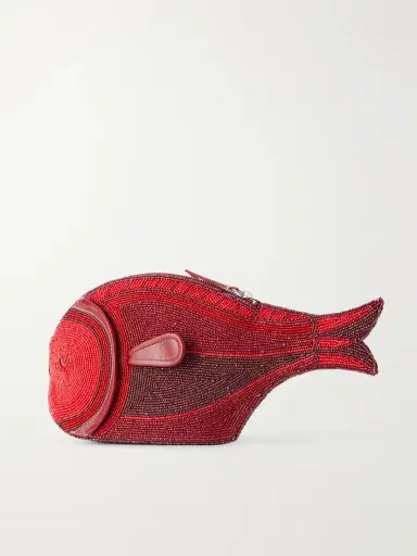 Staud Pesce Beaded Leather Clutch | Thumbnail 4 Staud Pesce Beaded Leather Clutch | Thumbnail 4