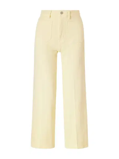 Frame The Anchor Pant Cotton-blend High-rise Wide-leg Pants | Thumbnail 1 Frame The Anchor Pant Cotton-blend High-rise Wide-leg Pants | Thumbnail 1