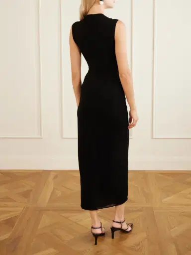 FFORME Gisela Ruched Jersey Midi Dress | Thumbnail 3 FFORME Gisela Ruched Jersey Midi Dress | Thumbnail 3