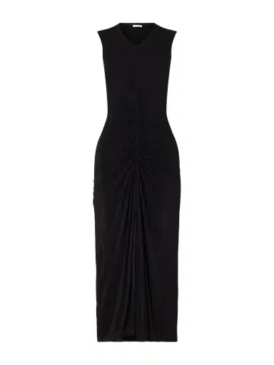 FFORME Gisela Ruched Jersey Midi Dress | Thumbnail 1 FFORME Gisela Ruched Jersey Midi Dress | Thumbnail 1
