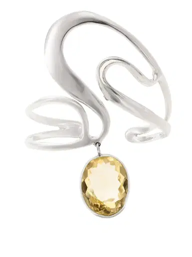 Juju Vera Lula Sterling Silver And Citrine Cuff | Thumbnail 1 Juju Vera Lula Sterling Silver And Citrine Cuff | Thumbnail 1