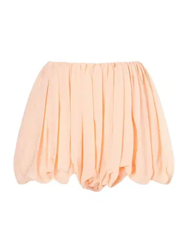 Chloé Pleated Silk-charmeuse Shorts | Thumbnail 1 Chloé Pleated Silk-charmeuse Shorts | Thumbnail 1