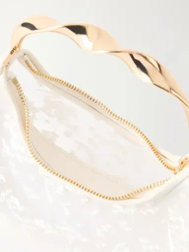 Simkhai Nixi Twist Leather-trimmed Embroidered Mini Bag | Thumbnail 6 Simkhai Nixi Twist Leather-trimmed Embroidered Mini Bag | Thumbnail 6
