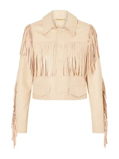 Chloé Fringed Leather Jacket | Thumbnail 1 Chloé Fringed Leather Jacket | Thumbnail 1